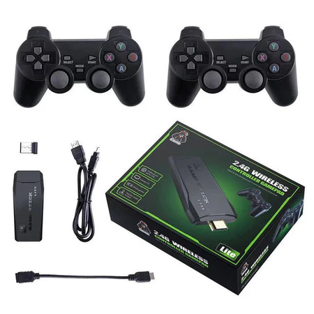 Console Retro Gaming Ultra Portable 4k + 2 Manettes Sans Fil